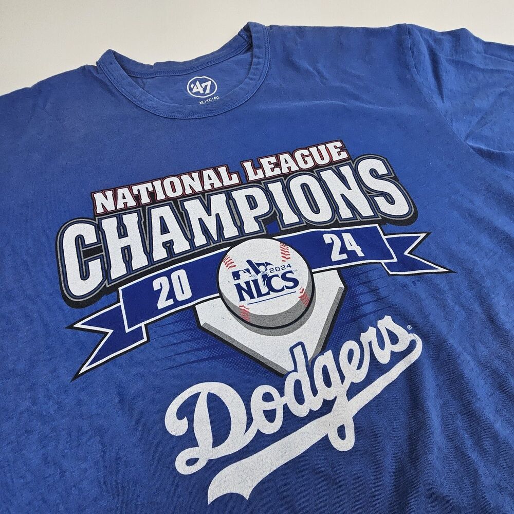 '47 Los Angeles Dodgers 2024 NLCS National League Champions T Shirt Men's XL